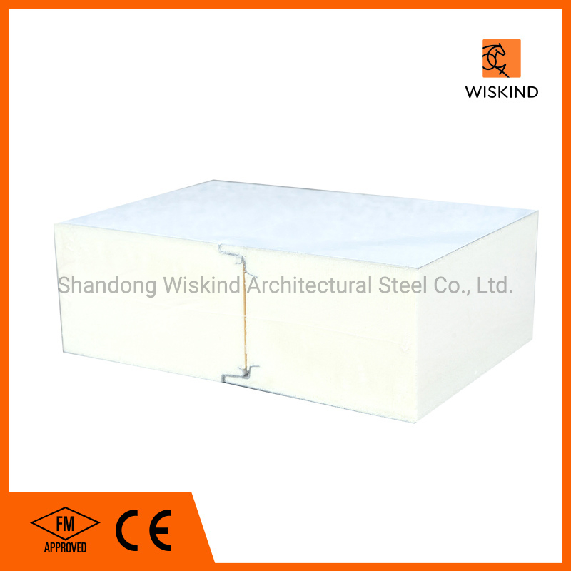 Insulated Metal Panels 50mm/75mm/100mm/150mm/200mm/300mm PU/PIR/PUR/Puf/Polyurethane Fireproof/Lightweight Sandwich Panel for Wall Panel and Cold Storage