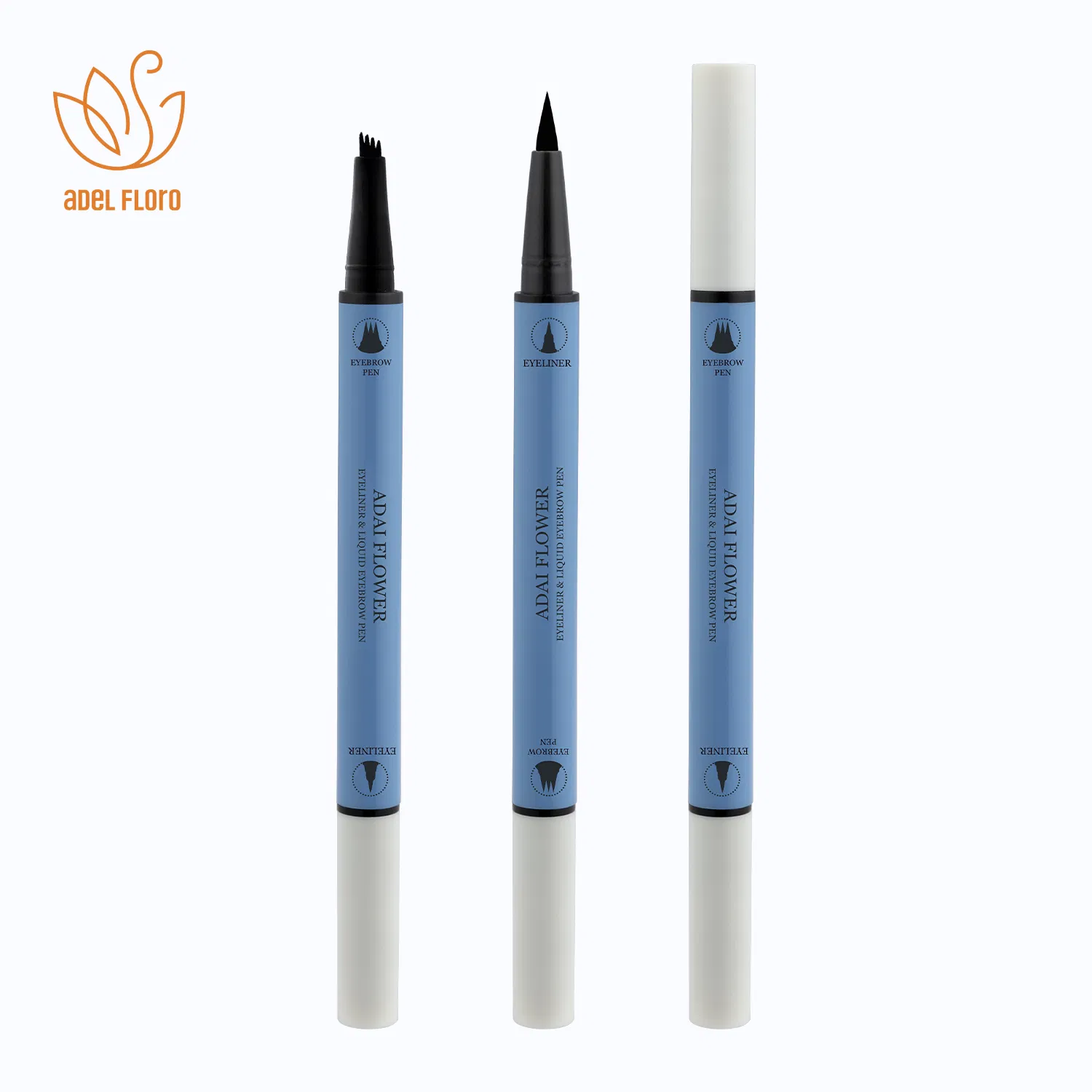 Customization Waterproof Smudge Proof Long Lasting Liquid Eyebrow Pencil Eyeliner Wholesale Cosmetics