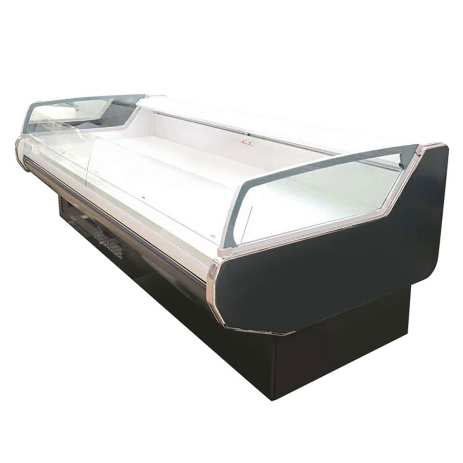 High-Capacity Deli Display Cabinet Fresh Meat Display Island Freezer for Restaurant/Wholesale Refrigerator
