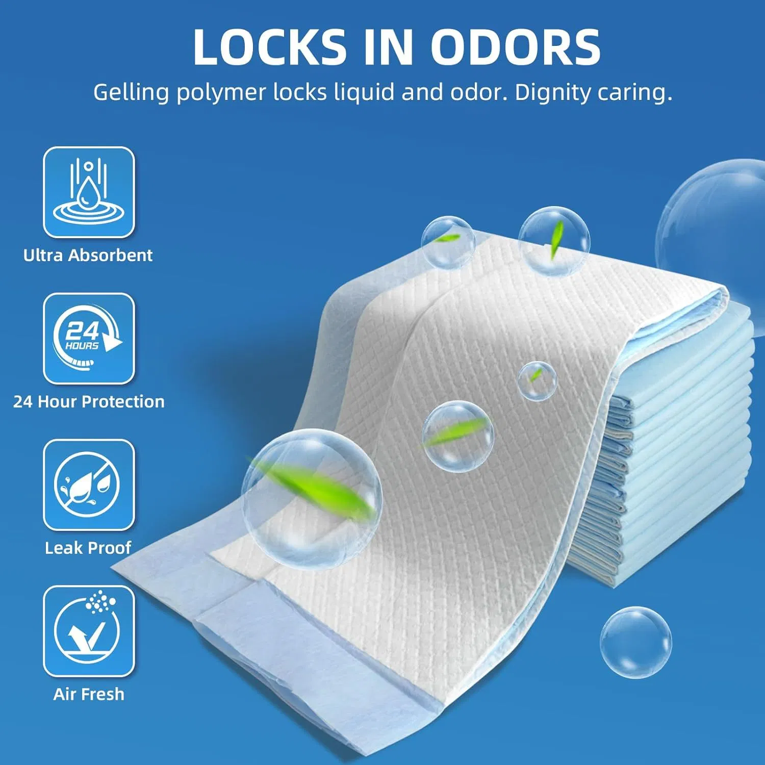 Medical Underpad Incontinence Disposable Bed Pads High Absorption PEE Pads