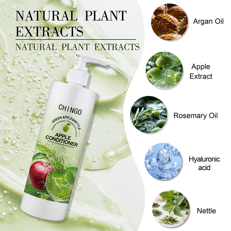 Natural Apple Repairing Hair Conditioner Deep Nourishing Restore Shine Moisturizing