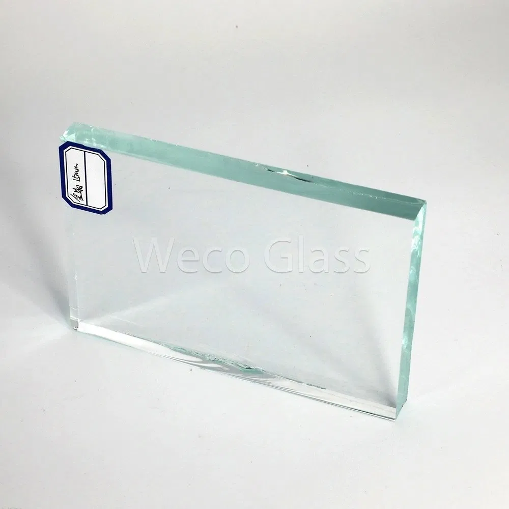 Noise Reduction Clear Color Decorative Ultra Clear Float Glass for Glass Shelves