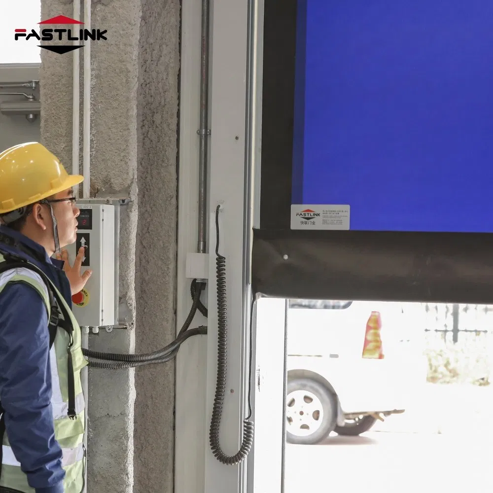 Fastlink Factory Modern PVC Remote Intelligent Control Rapid Exterior High Speed Rolling Shutter Doors