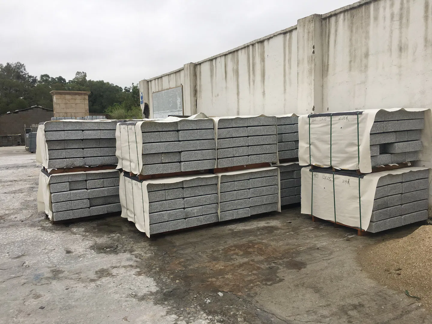White Grey Natural Granite G603 Polished Matted Surface