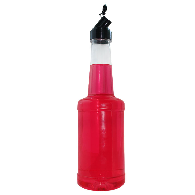 1000ml Food Grade Pet Plastic Ketchup Jam Sauce Honey Packaging Bottles for Honey with Lid Sauce Bottles Squeeze