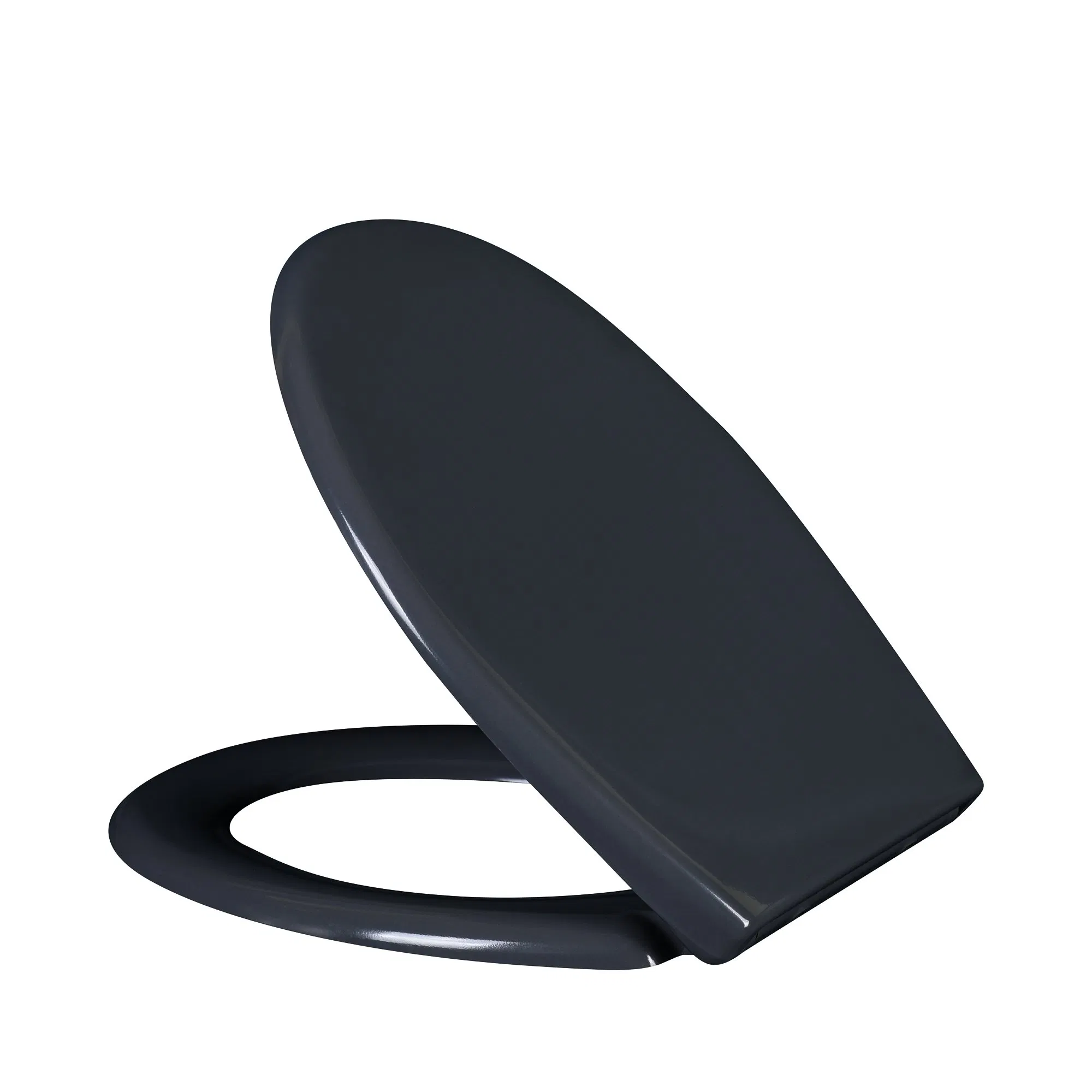 Washroom Toilet Lip Factory Export UF Gray Soft Close Toilet Seat Cover