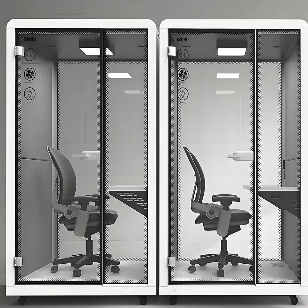 Modularity Shockproof Proof Acoustic Meeting Pods Modular Sound Isolation Room Factory Apple Cabin