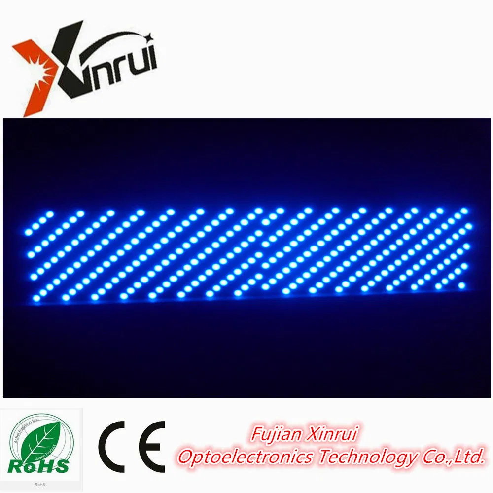 Single Blue P10 Outdoor DIP LED Module Screen Text Display