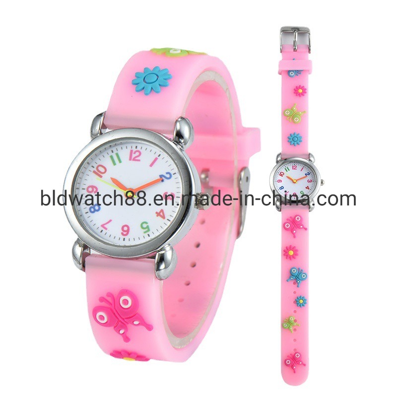 Custom Children Kids 3D Cartoon Gift Watch with Japan Movement