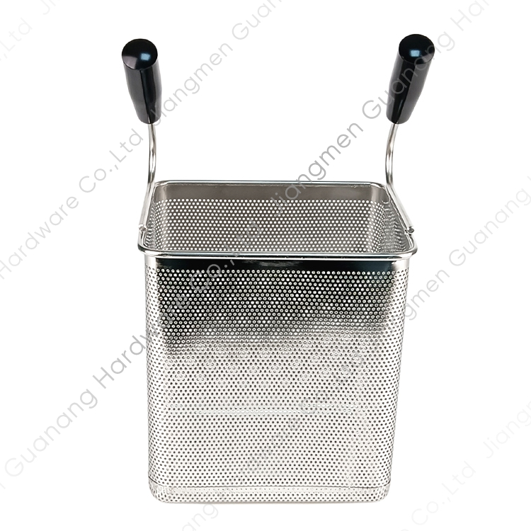 Commercial Stainless Steel Noodle Strainer Boiling Pasta Cooker Basket