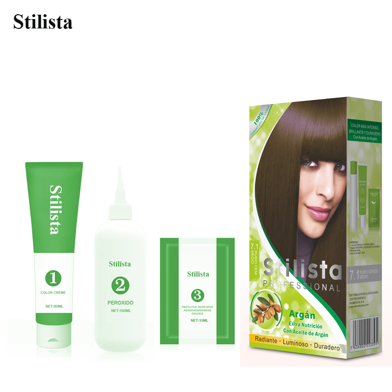 80ml Permanent Hair Dye Cream Home Use Hair Color Kit