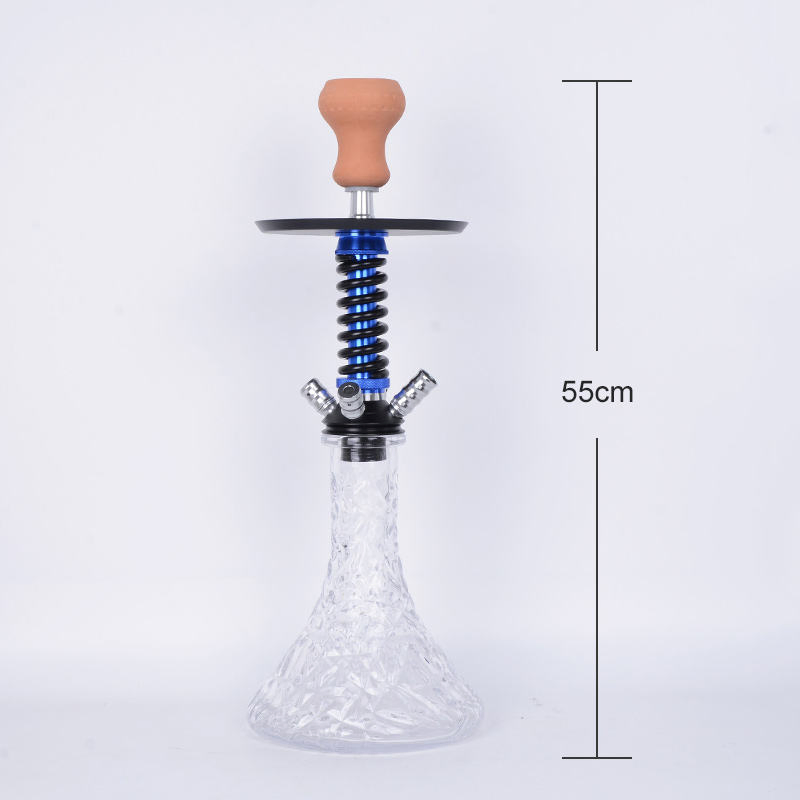 Factory Wholesale Aluminum Alloy Portable Replaceable Smoke Stem Shisha Hookah