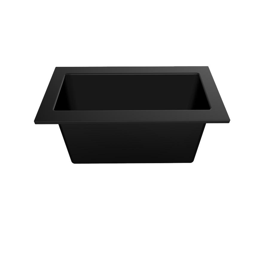 White Polypropylene Sink for Chemical Labs Eyewash Shower