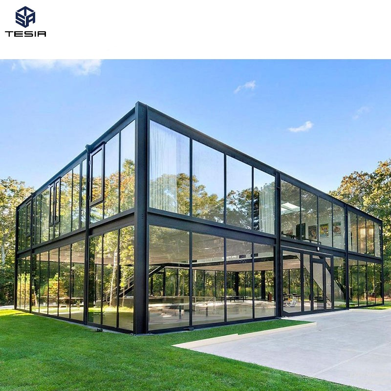 Solarium Free Standing Aluminium Glass Sunroom Prefabricated Container House