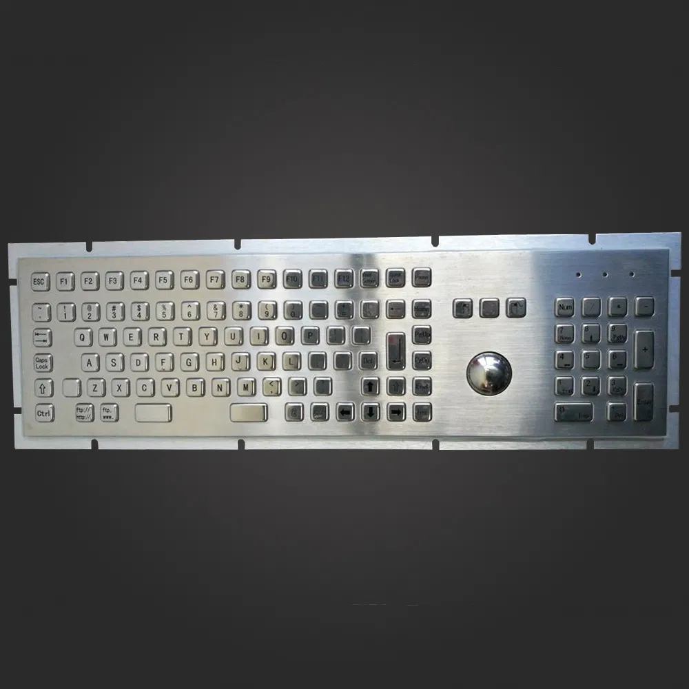 Durable IP68 Waterproof Metal Keyboard for Rugged Use