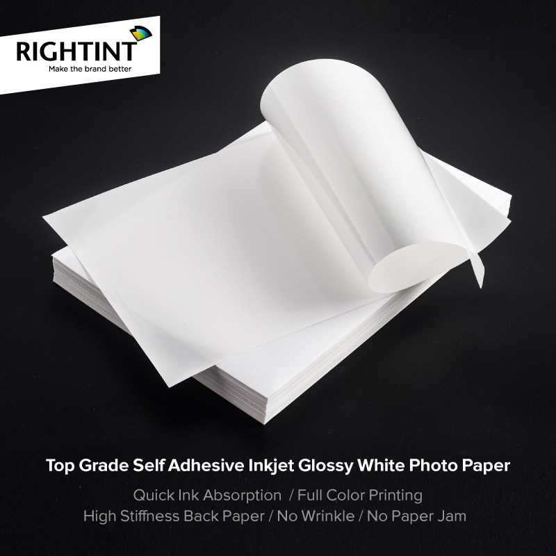 Hot Sale Sticker Opaque Rightint Carton A4, OEM Shanghai Destructible Label Labels Paper