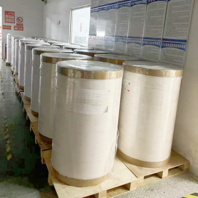 Waterproof Self-Adhesive Direct Thermal Vinyl PP Film Material