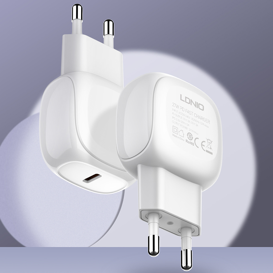 Быстрое зарядное устройство 27W USB-C с PD 3.0