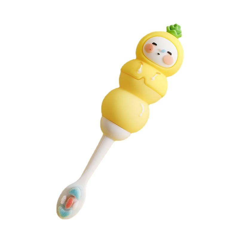 Toothbrush Baby 2-3-4-6 Years Old and Over Children Brush Their Teeth with Soft Bristles