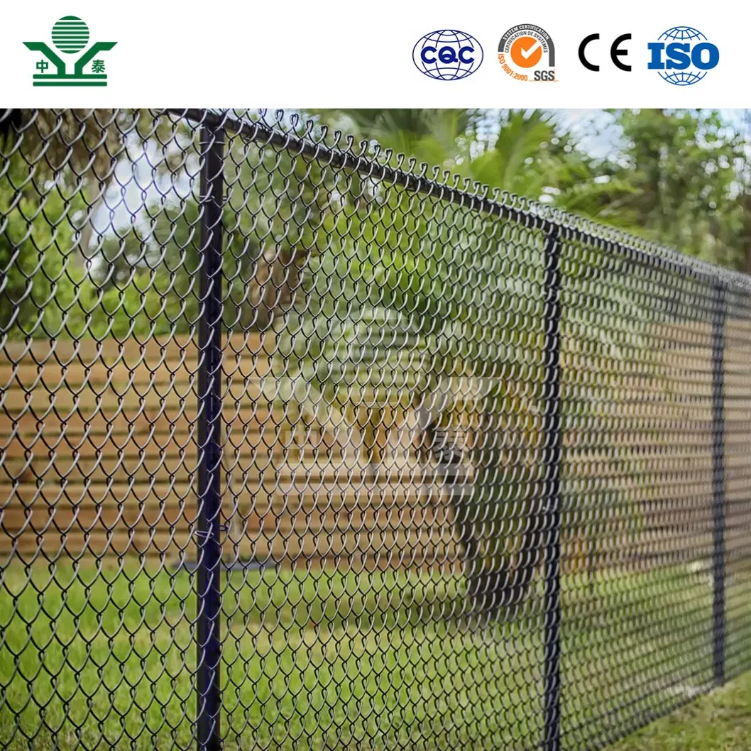 Zhongtai Temporary Chain Link Fencing China Suppliers Modern Stadium Chain Link Fence 50mm X 50mm 36 Inch Stadium Chain Link Fence