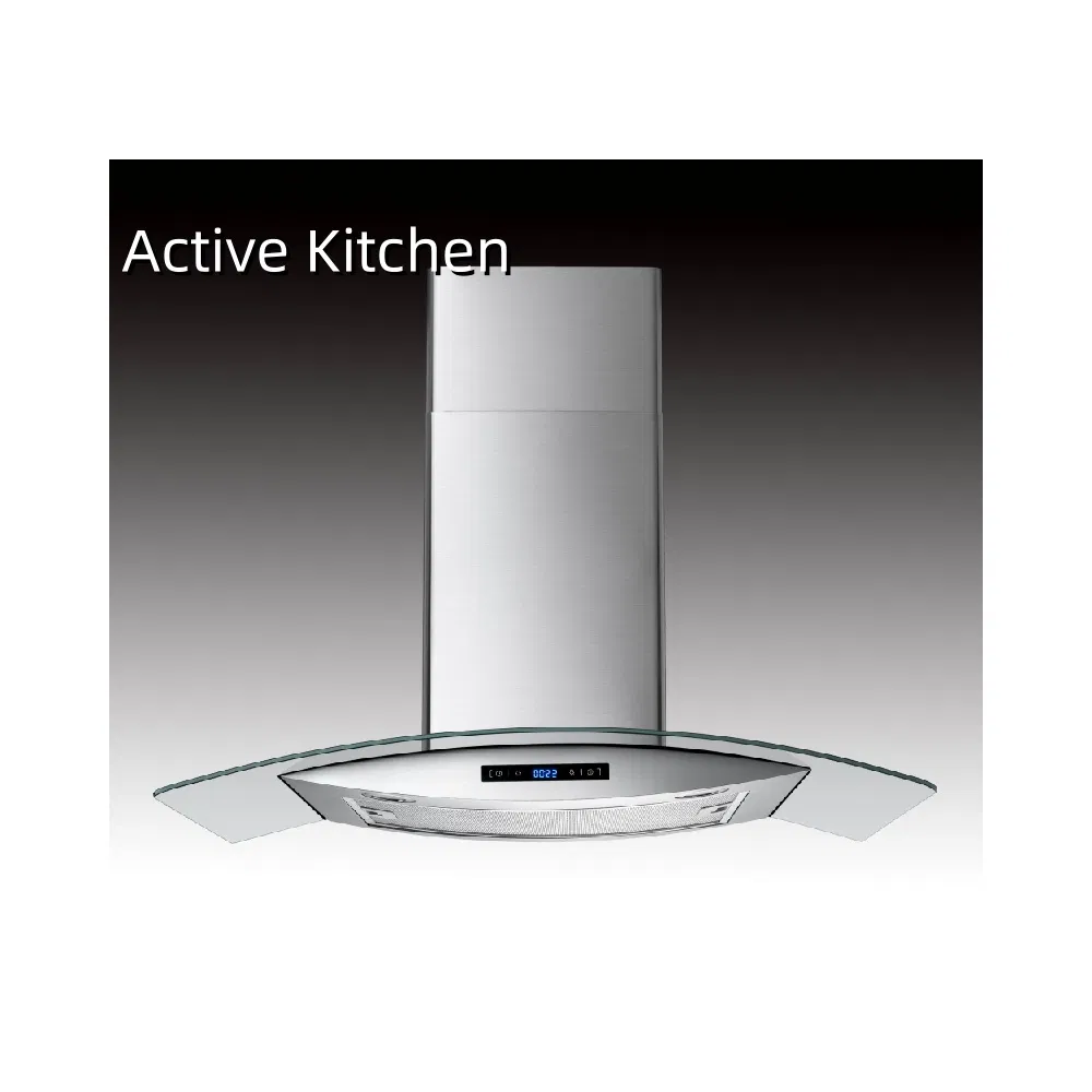 Curved Glass Hood 60/70/75/90cm, CE/CB/ETL, Made in China