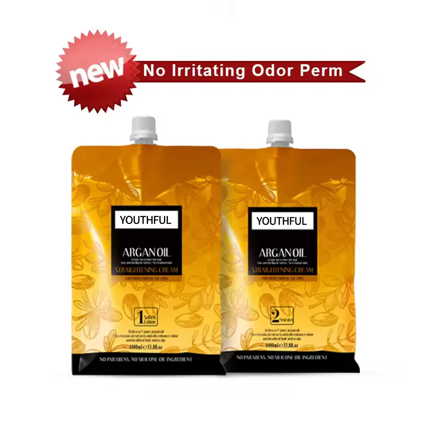 Natural Organic Argan Oil Cold Wave Hair Perm Curl Cream