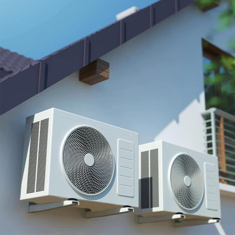 HVAC Foldable Mini Split Wall Mounting Air Conditioner Bracket for Condenser Unit