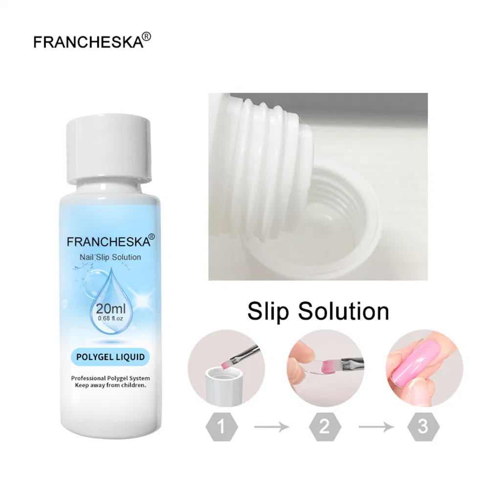 Nail Gel Remover Nail Liquid Slip Solution Quick Building Gel Acrylic Nail Art Surface Shiny Builder Gel Liquid Cleanser