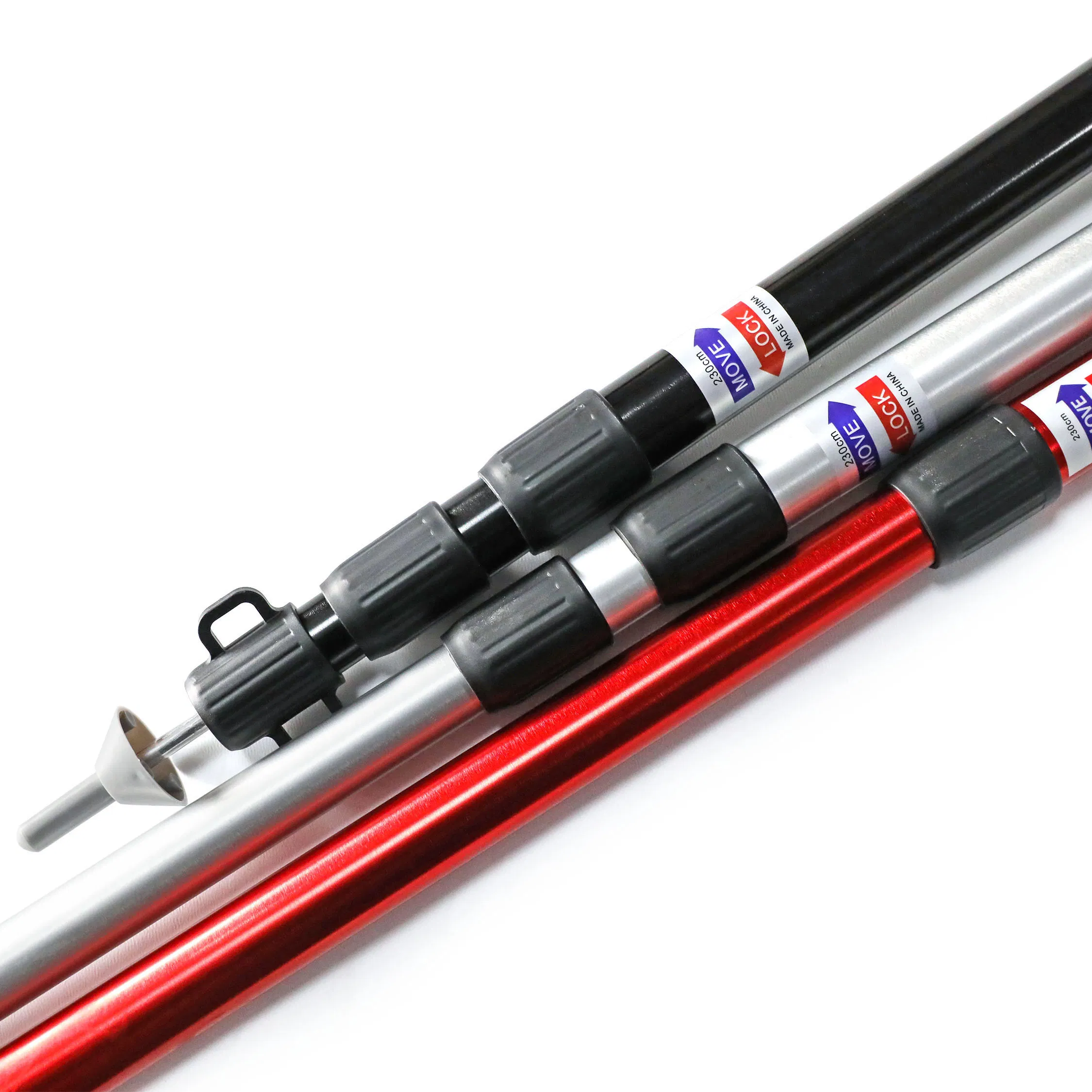 230cm Beach Awning Varieable Height Adjustment Aluminium Telescopic Pole