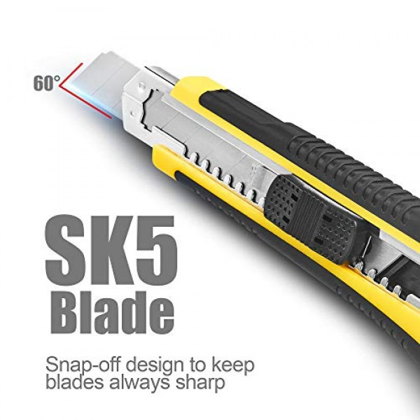 Premium Paper Box Cutter Utility Knife for Easy Cutting (FUK-01)