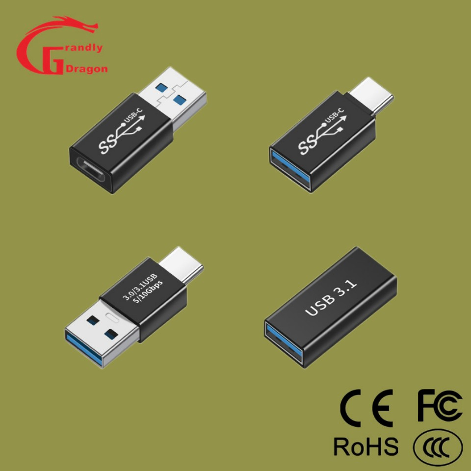 Type C Female to USB2.0 3.0 Male Converter Connector OTG Data Fast Charging Type C Adapter