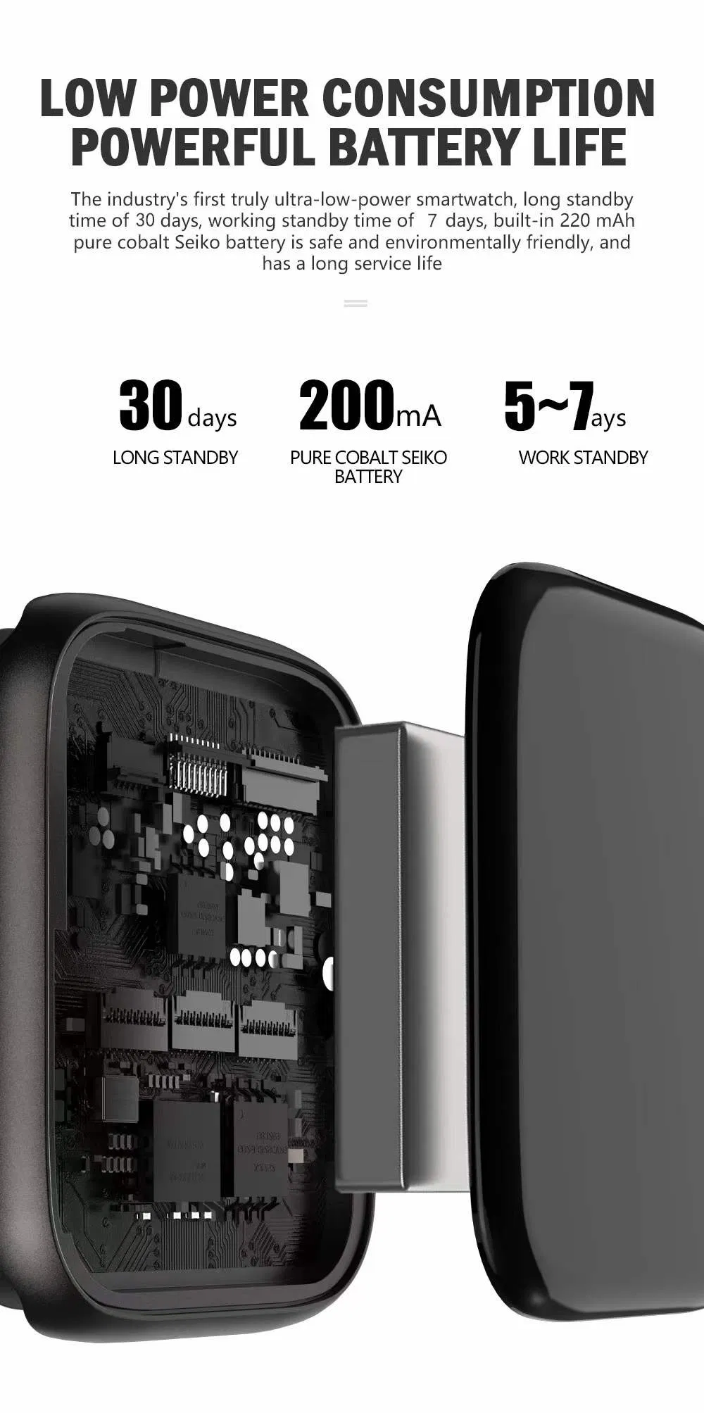 The Latest Version Hot Style Waterproof Intelligent Smart Watch Bracelet