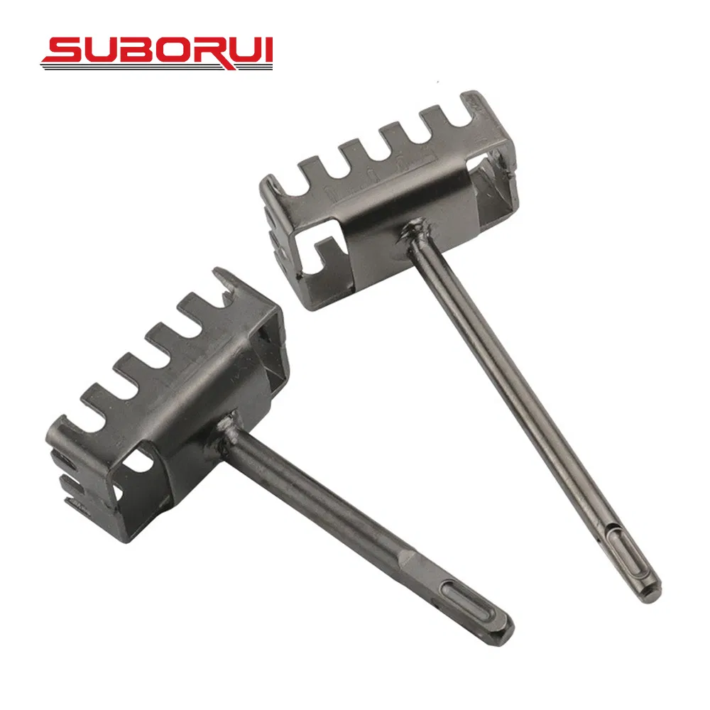 Suborui Professional Square Hole Drill Bit for Electric Hammer Wall Slotting Expansion Tool for Plumbers Electricians