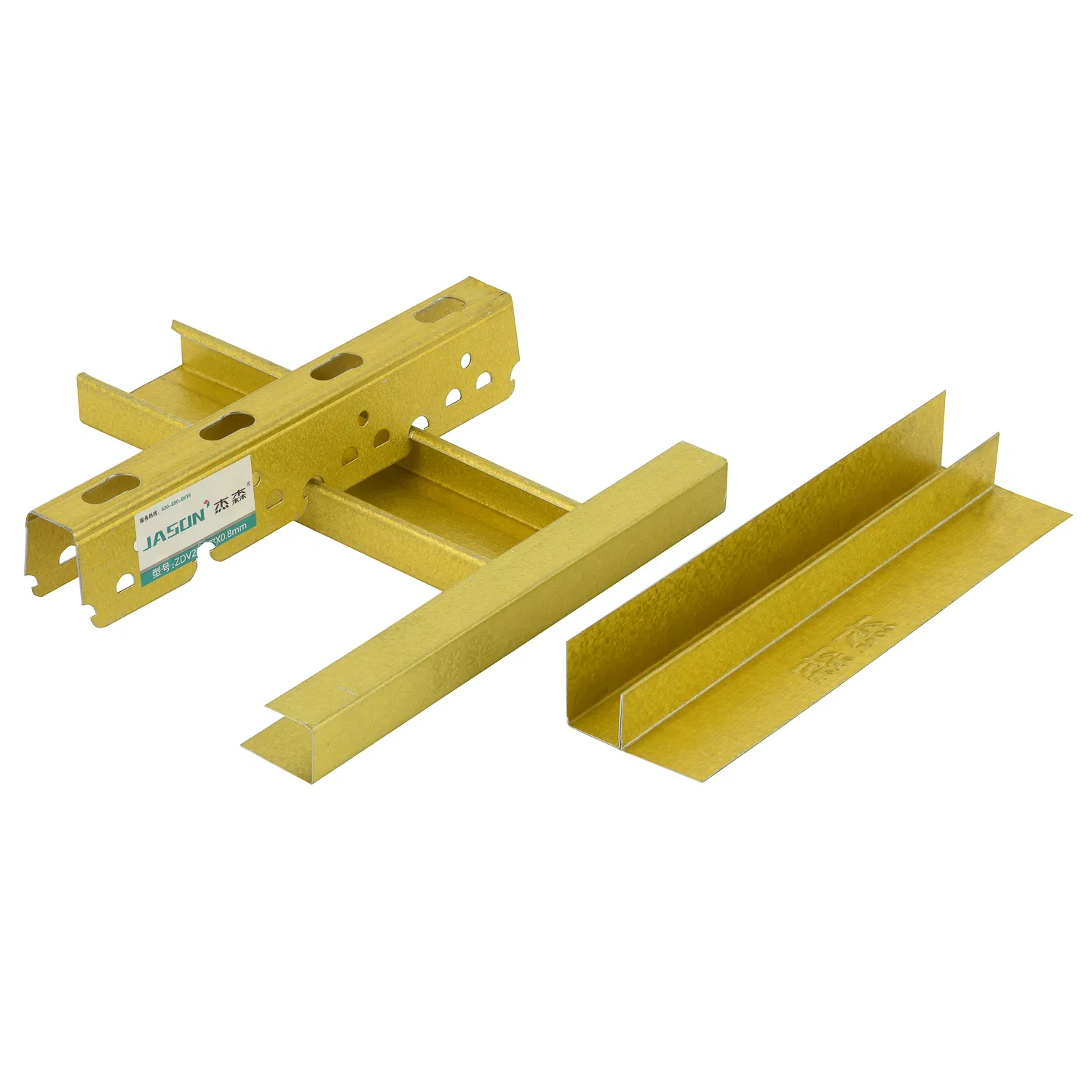 Jason Gold-Plated Ceiling Light Steel Keel Hdc 50*19*0.45/0.5/0.6, High Intensity, Anti-Corrosion
