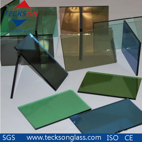 4-6mm French Green Reflective Float Glass Factory Price