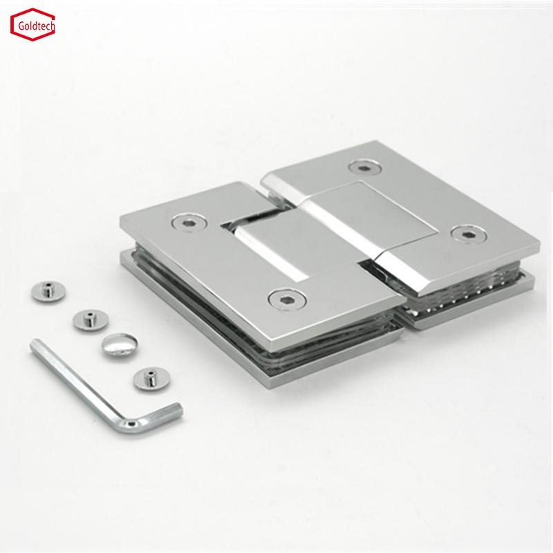 Поворотная петля для душевой двери из нержавеющей стали 90°