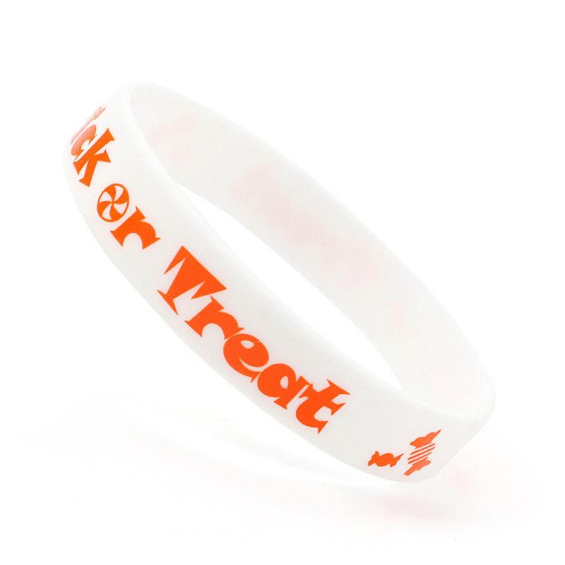 The Best-Selling Hallowmas Festival-Themed Wristband, a Classic and Fashionable Halloween Silicone Wristband. OEM/ODM Customization Is Accepted