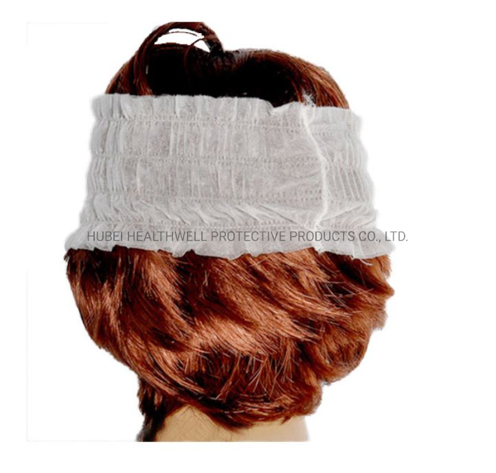 Disposable Beauty Salon Headbands Non Woven Hair Bands