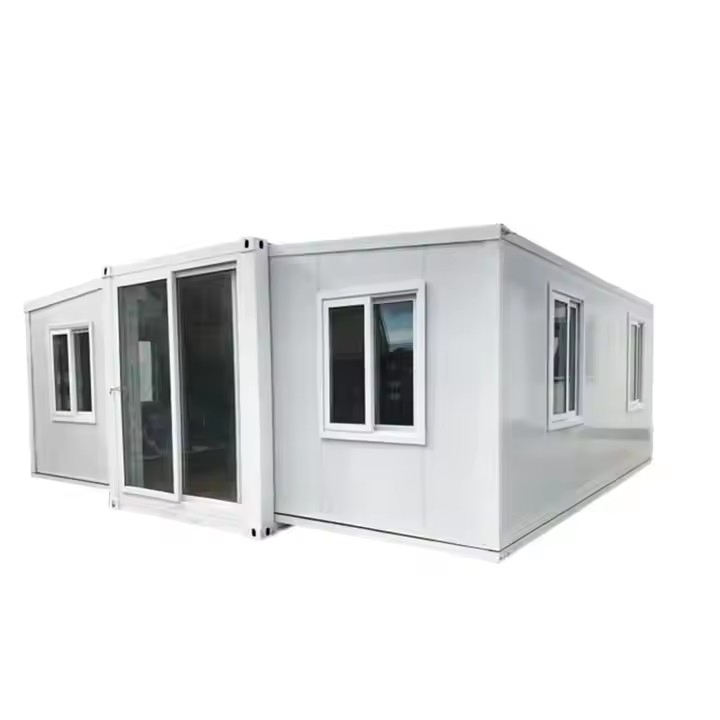 Modern Design Luxury Glass Prefabricated Modular Container Home Aluminum Frame Wooden Easy Install Prefabricated House
