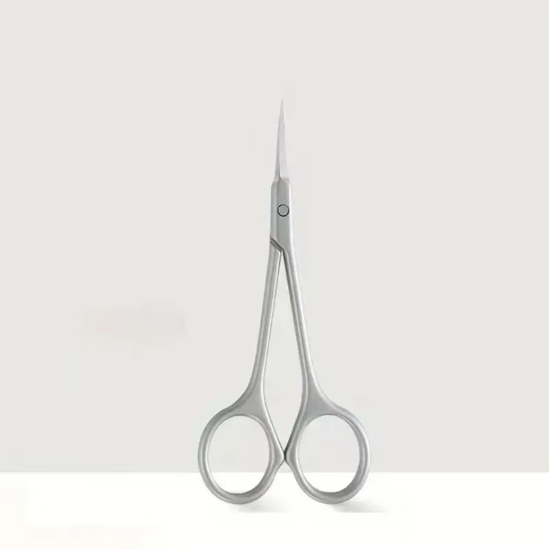 Factory Stock Stainless Steel Front Treatment Cuticle Eyebrow Trimming Beauty Clippers