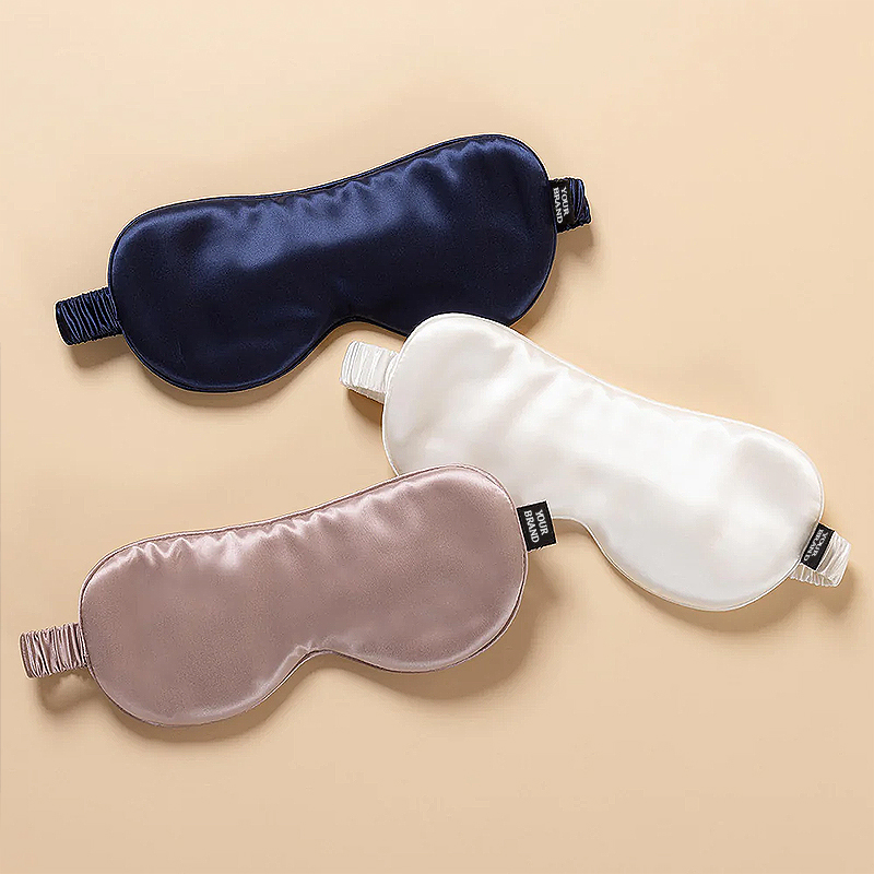 Sleep Mask Adjustable Sleep Silk Satin Eye Mask for Sleeping