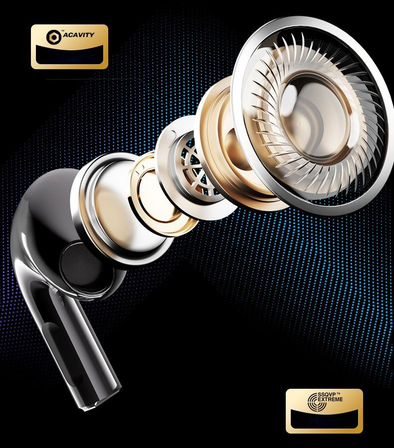 G13 PRO Wireless in Ear Headphones Tws Stereo Bluetooth Earphone Noise Cancelling with Charging Box Sweatproof and Waterproof