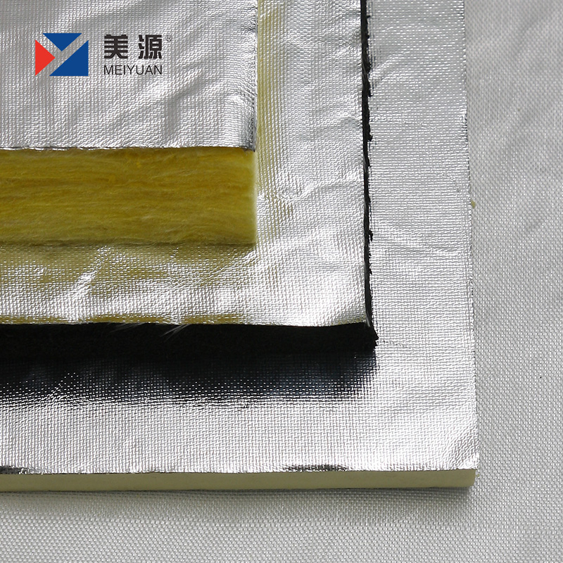Building Materials Wholesale Aluminum Foil Reflective Insulation Facing Flame Retardant Glass Fiber Veneer