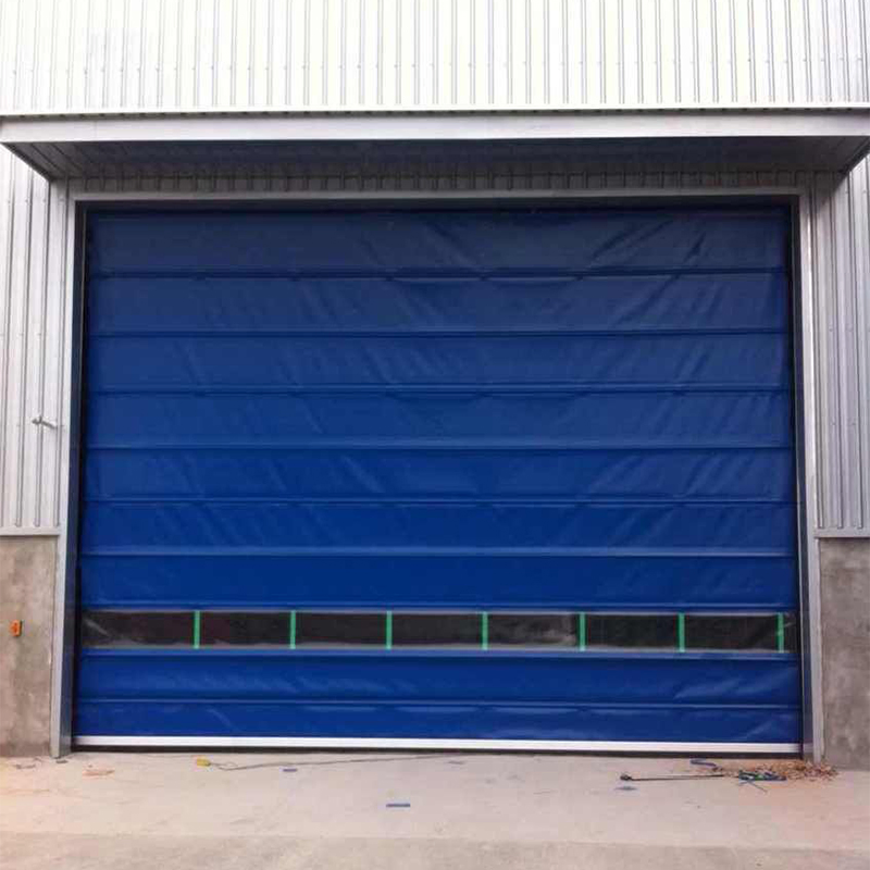 High Speed PVC Stacking Door Quick Stacking Gate Insulation Fast Lifting Door Dust Proof Electric PVC Stacking Door