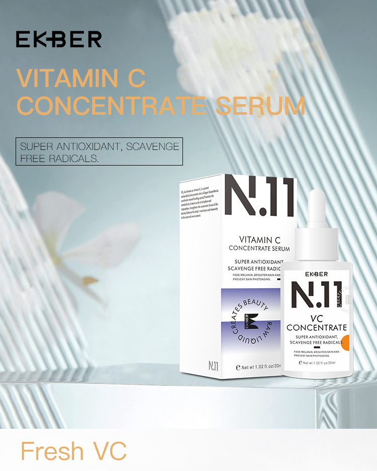 Private label Vitamin for Face Whitening Vitamin C Skin Care Serum Niacinamide