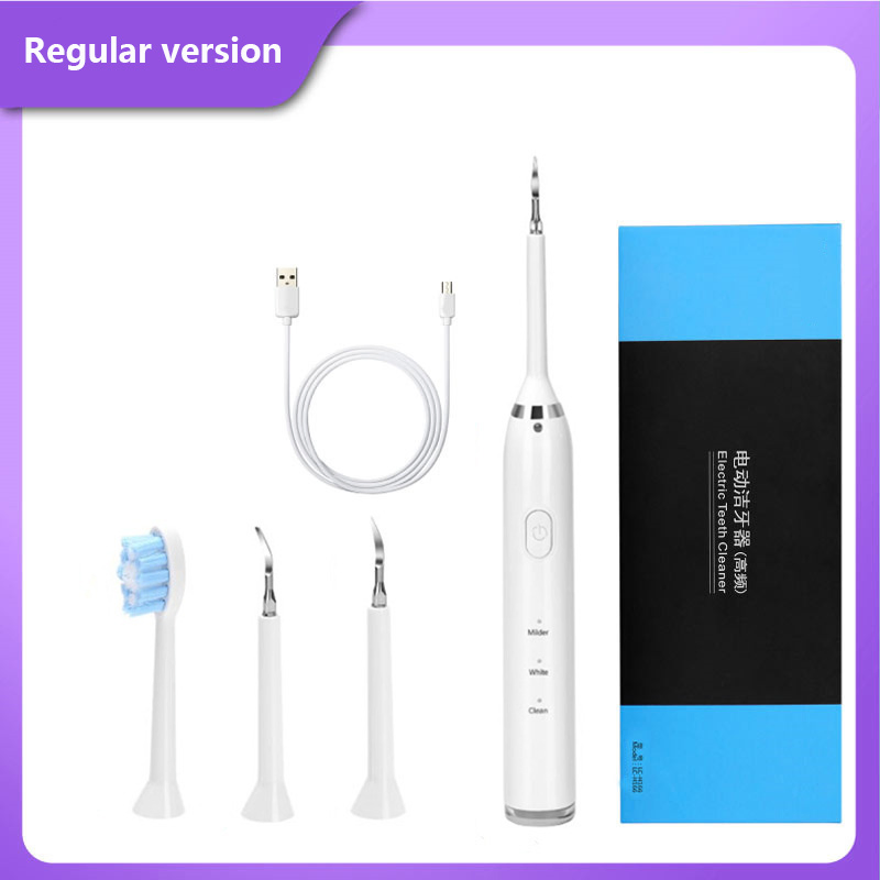 Personal Care Ultrasonic Tooth Scrubber Tartar and Calculus Remover Electric Toothbrush