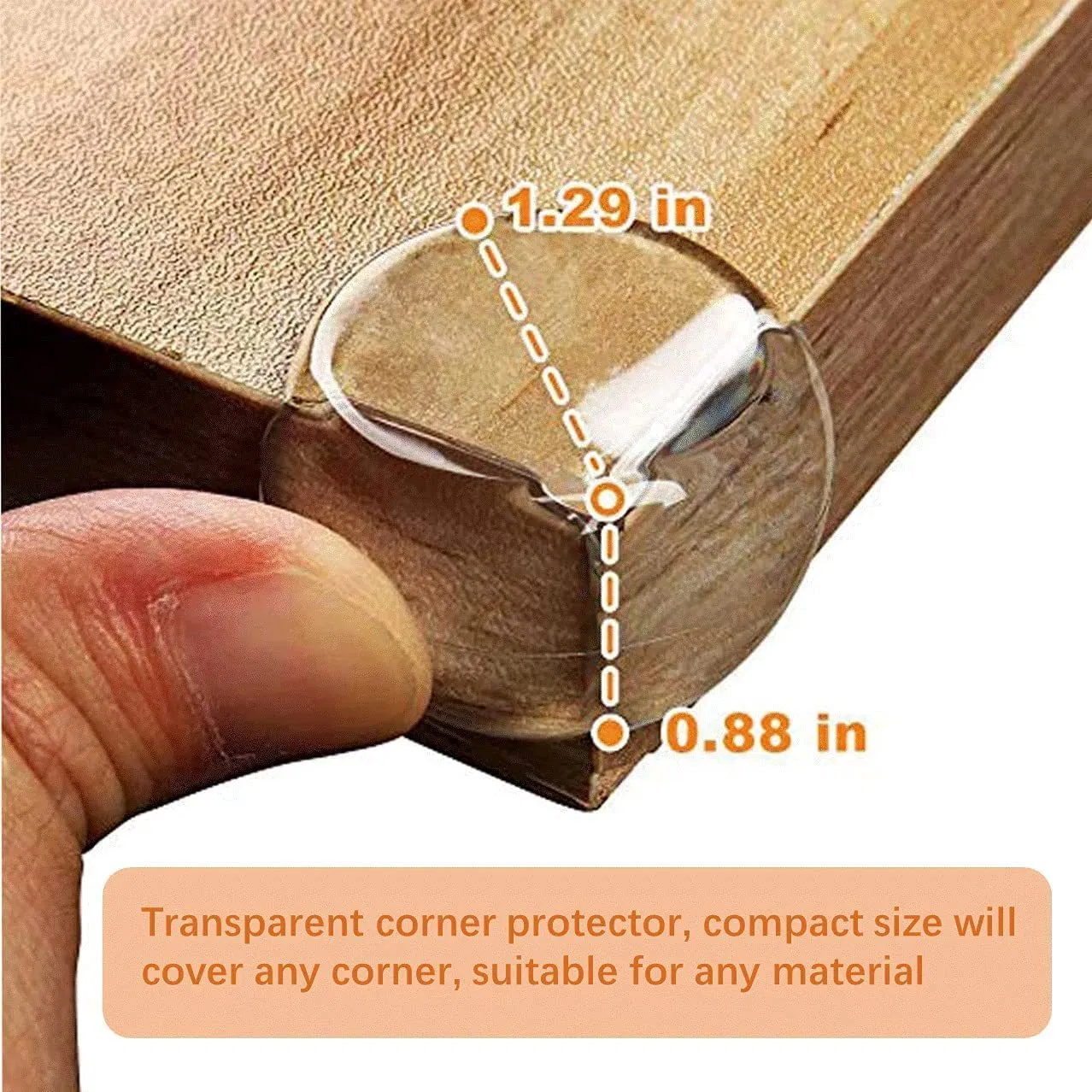 Children's Safety Anti-Collision Angle Protection Right-Angle Transparent Silicone Protection Angle
