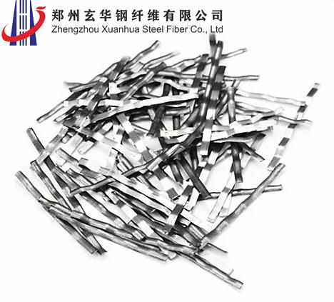 Milling and Shearing Steel Fiber for Floors-on-Piles Large Scale Buildings High Strength Concrete