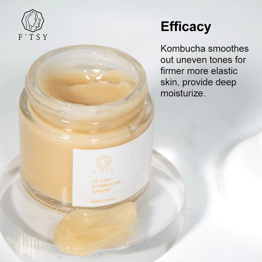 Best Seller Natural Kombucha Tea Gel Cream Detoxifying Kombucha Moisturizer Anti-Acne Face Cream