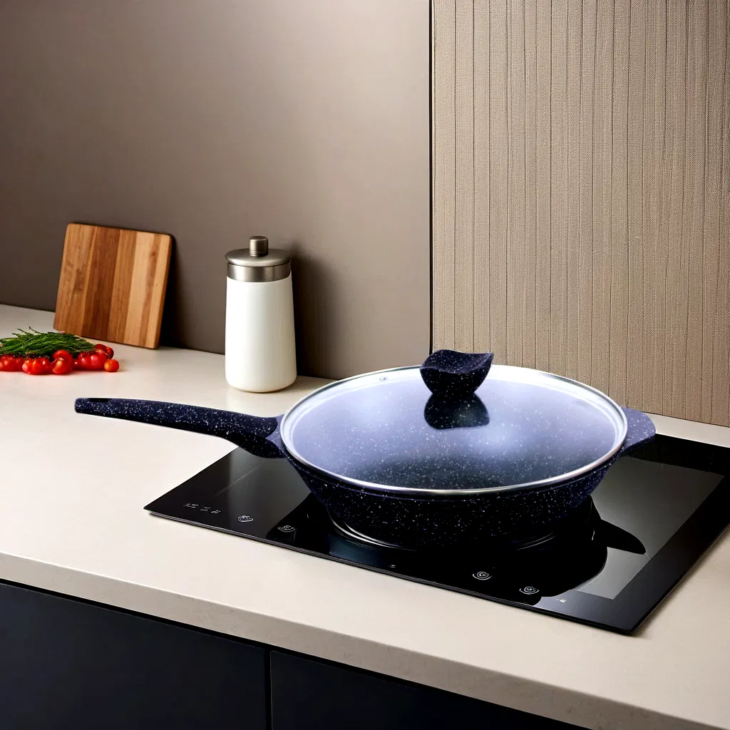 2025 Factory Price Die-Cast Aluminum Frying Pan Woks Kitchenware